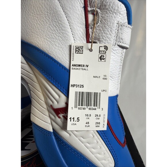 Reebok Answer IV IVERSON Dynamic Blue HP3125 - Size 11.5 main image 13